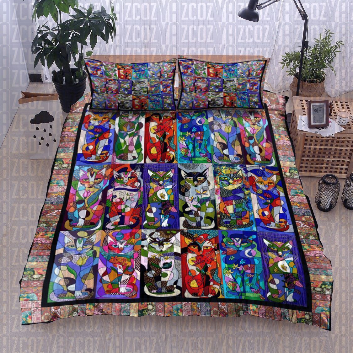 Cat Bedding Set