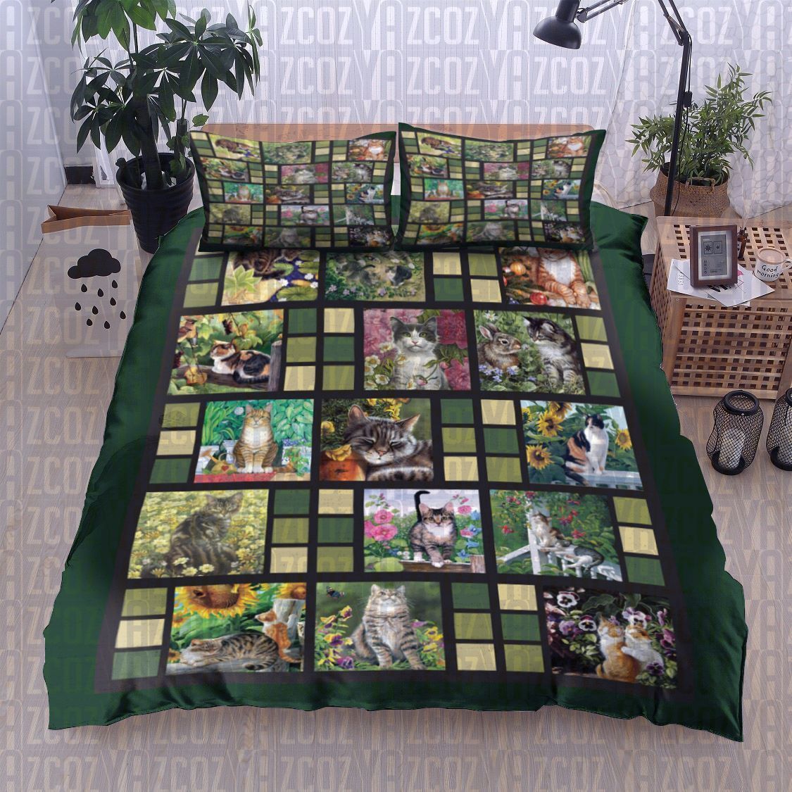 Cat Bedding Set