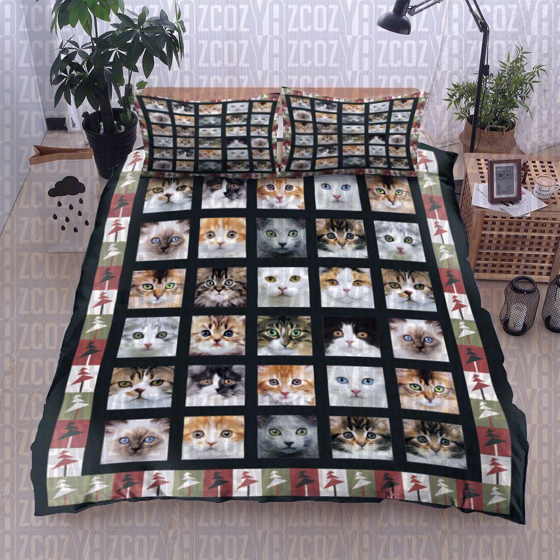 Cat Bedding Set