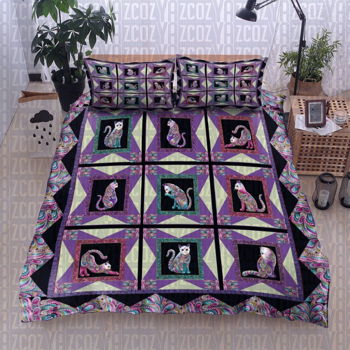 Cat Bedding Set