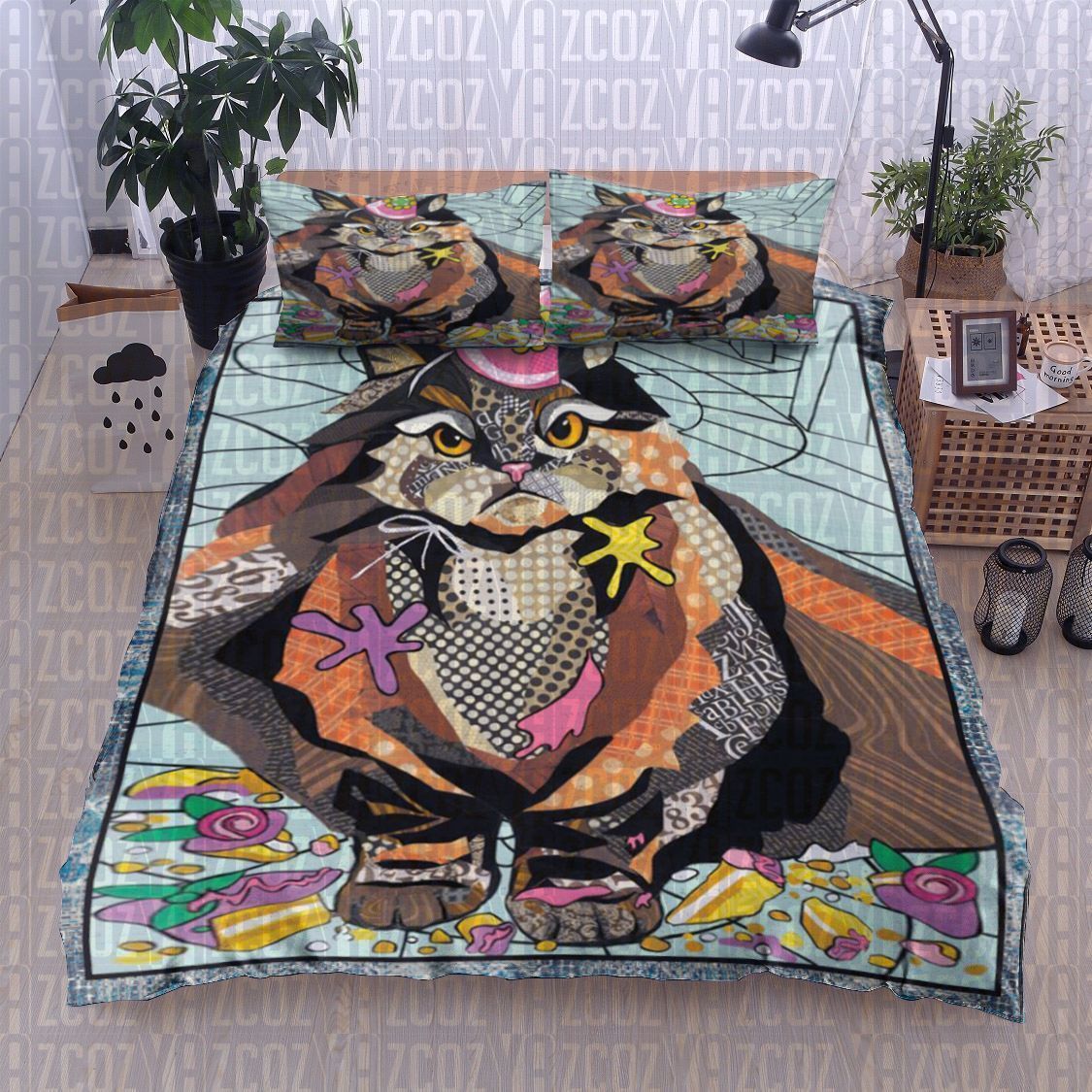 Cat Bedding Set