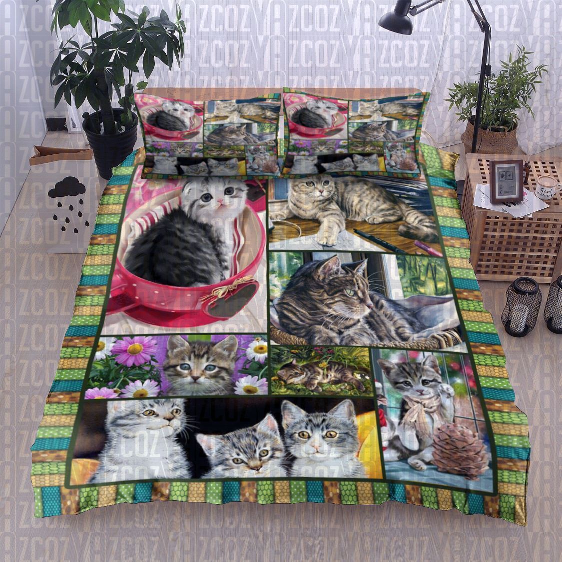 Cat Bedding Set