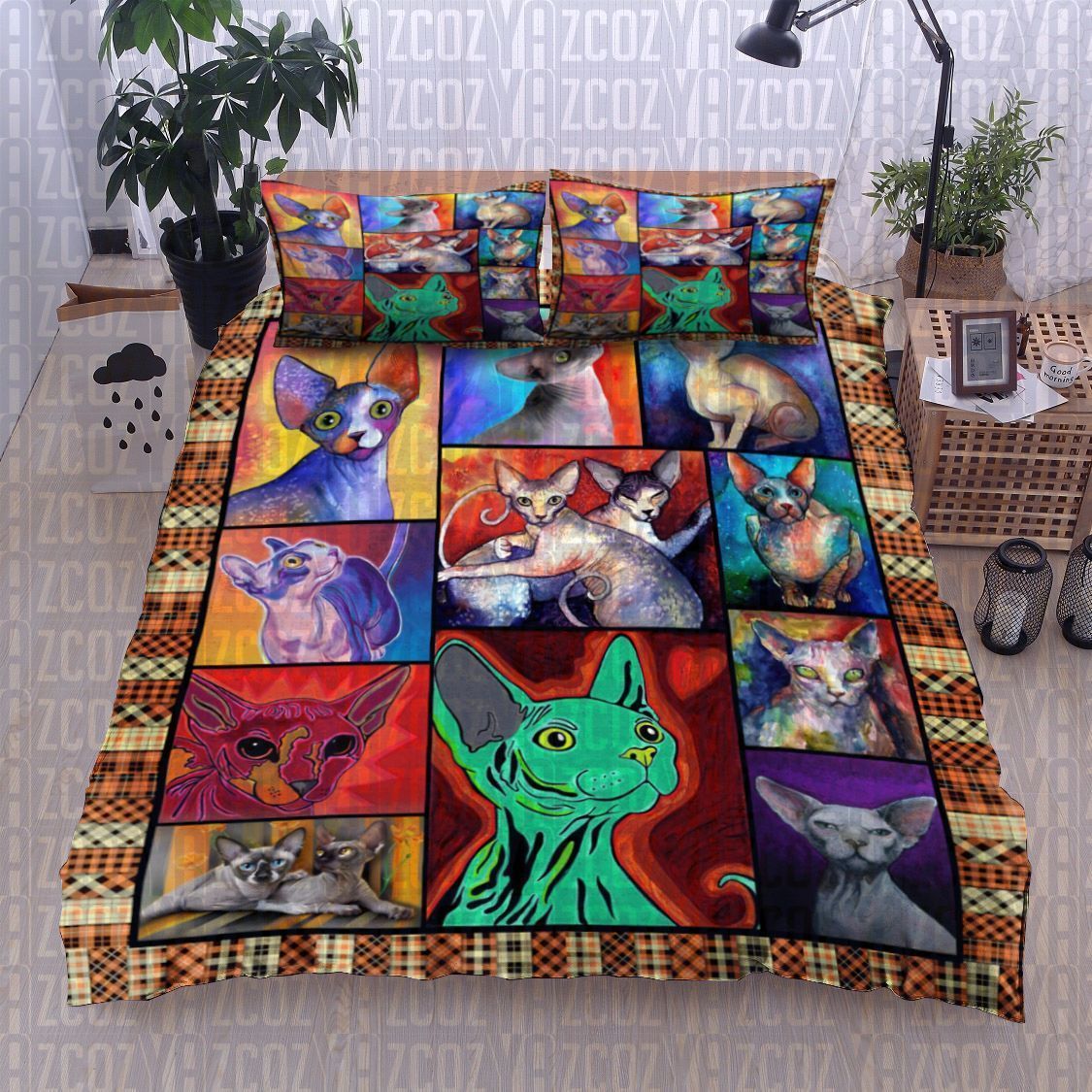 Cat Bedding Set