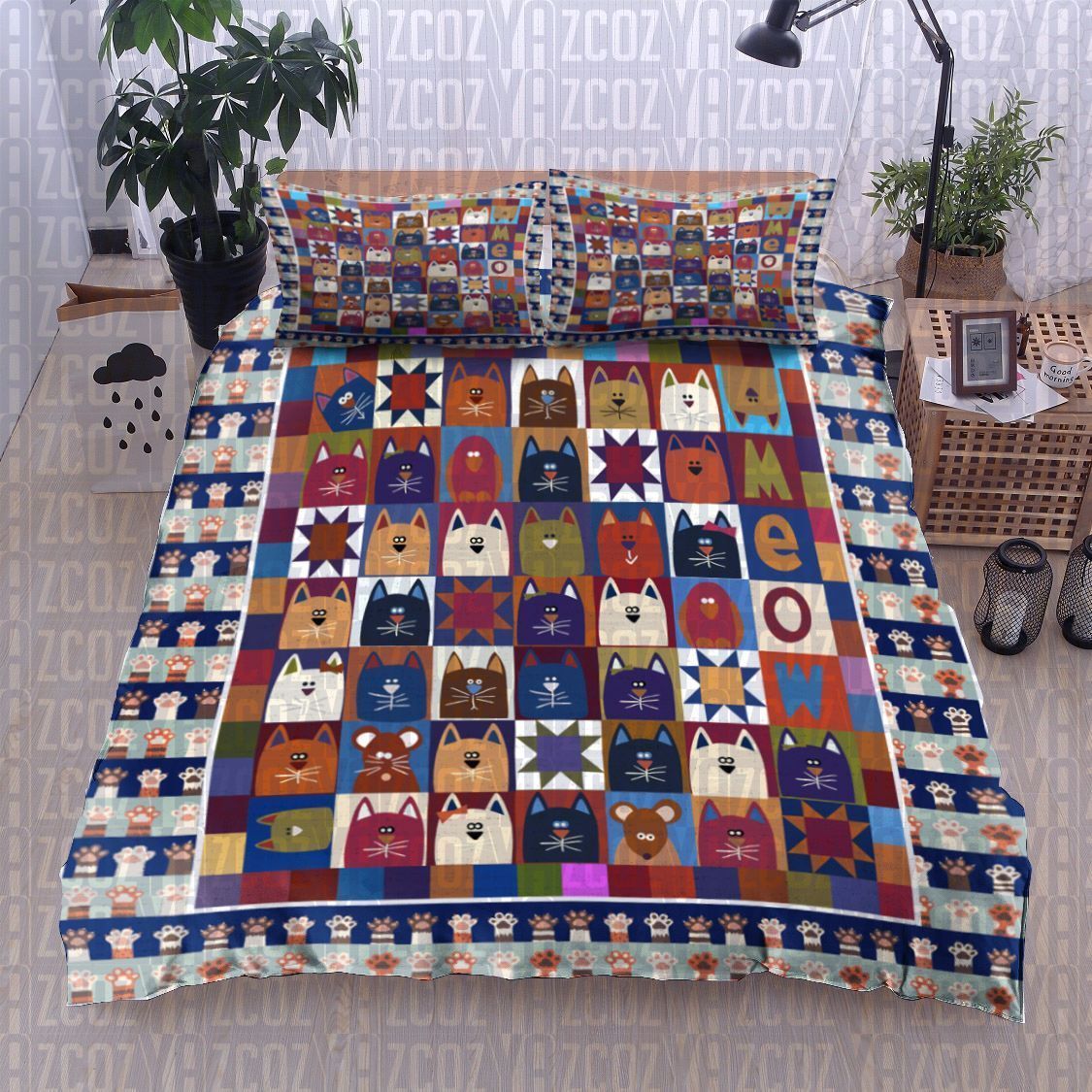 Cat Bedding Set