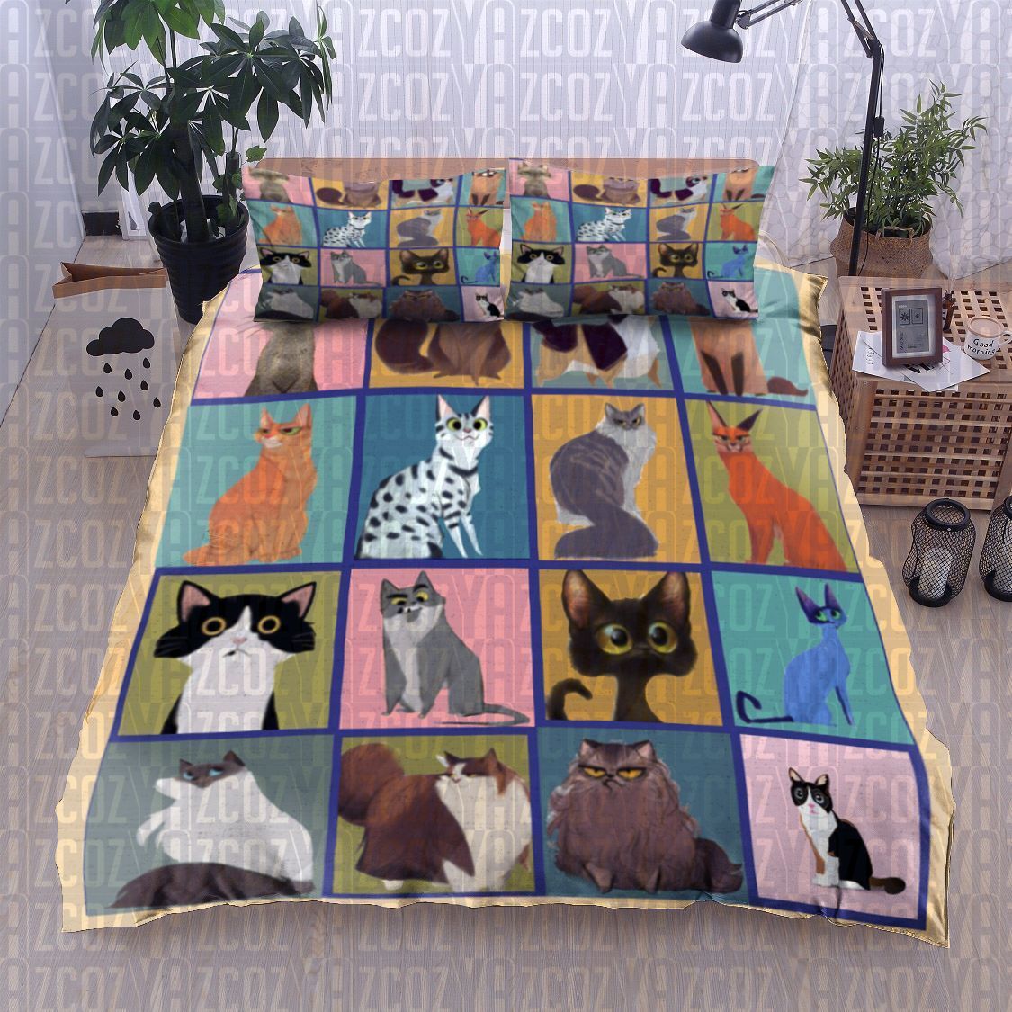 Cat Bedding Set