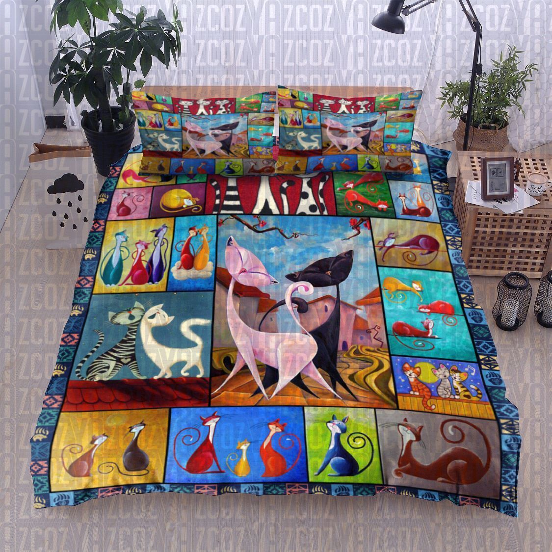 Cat Bedding Set