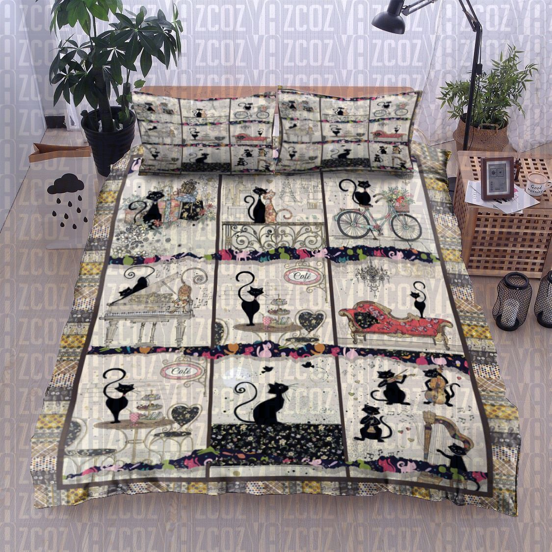 Cat Bedding Set