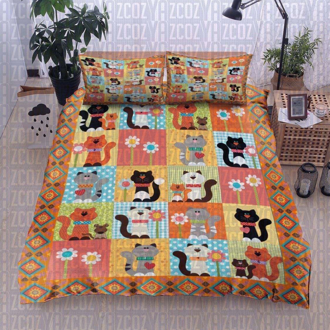 Cat Bedding Set