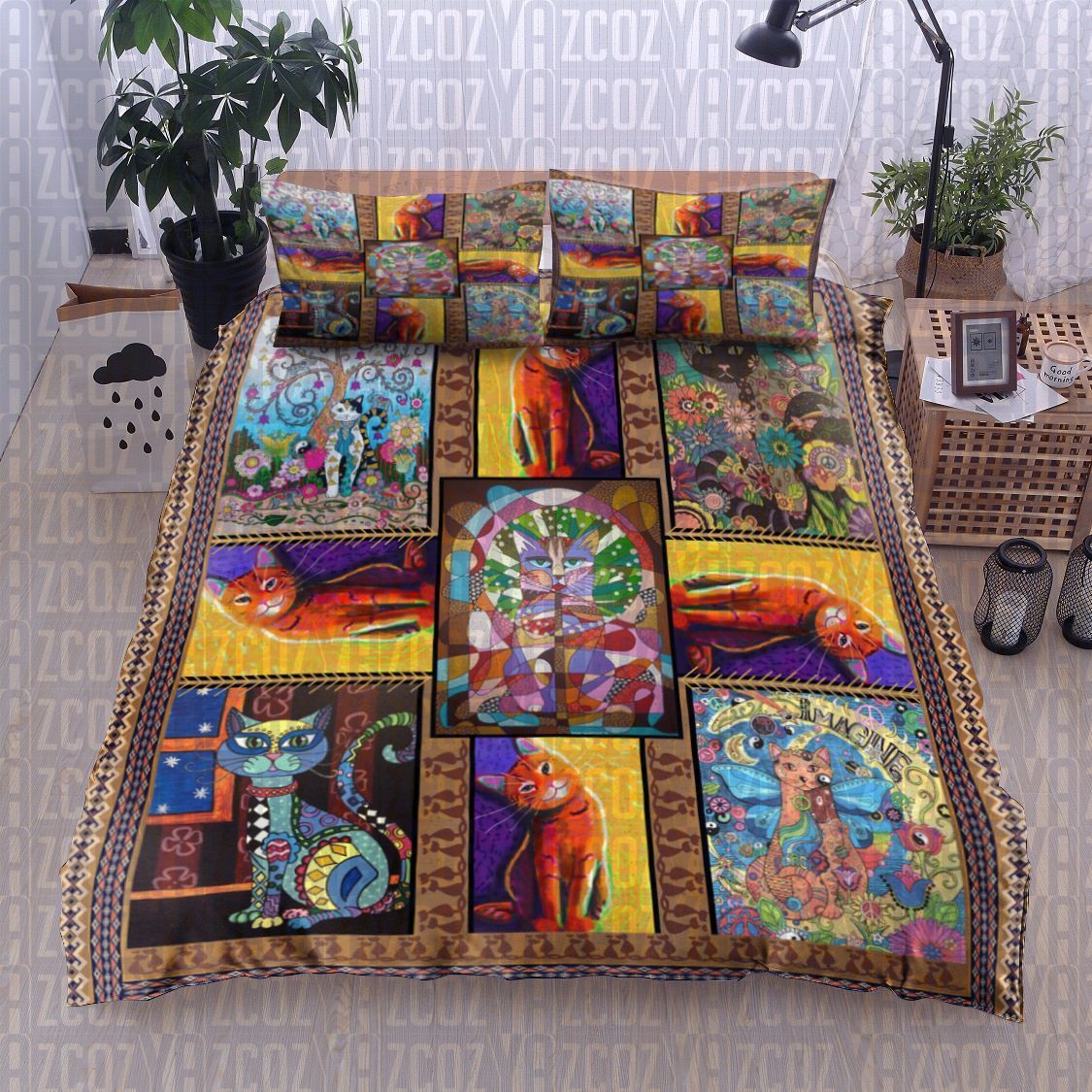 Cat Bedding Set