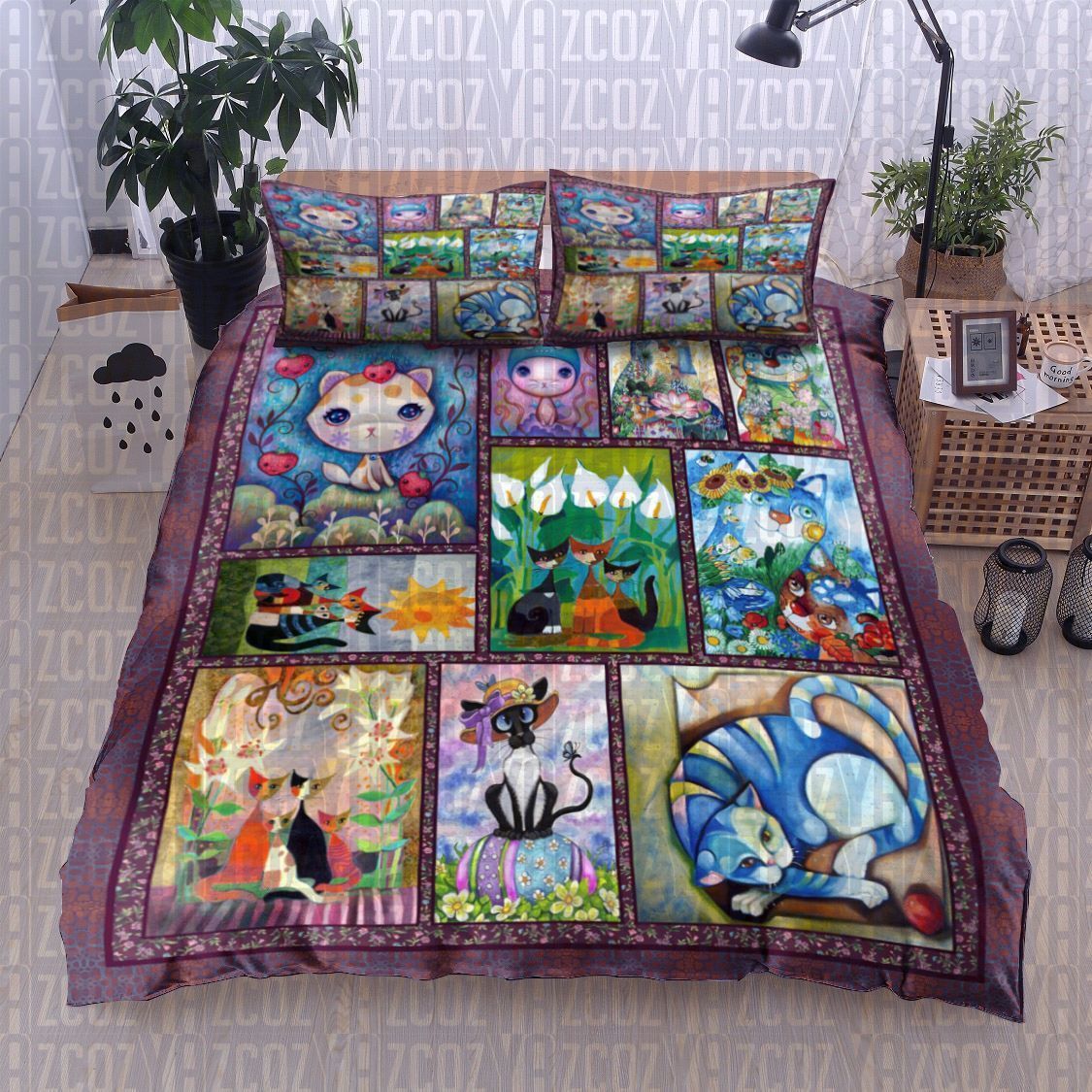 Cat Bedding Set