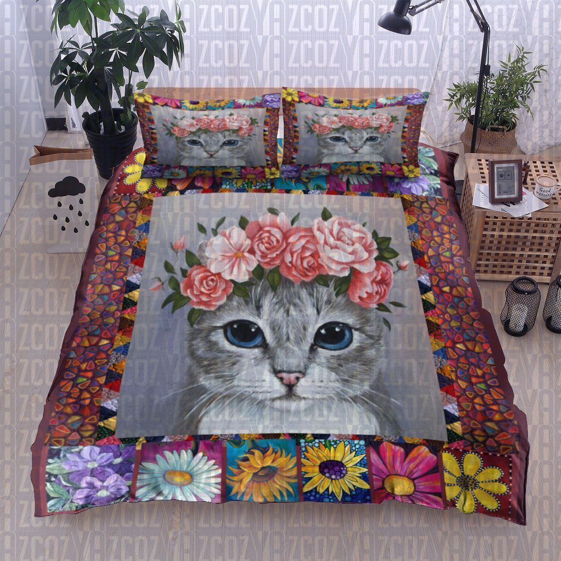Cat Bedding Set