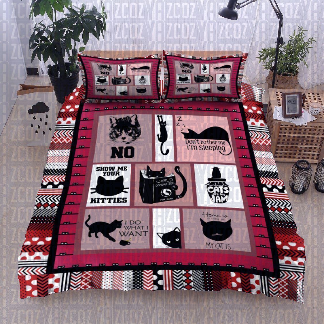 Cat Bedding Set