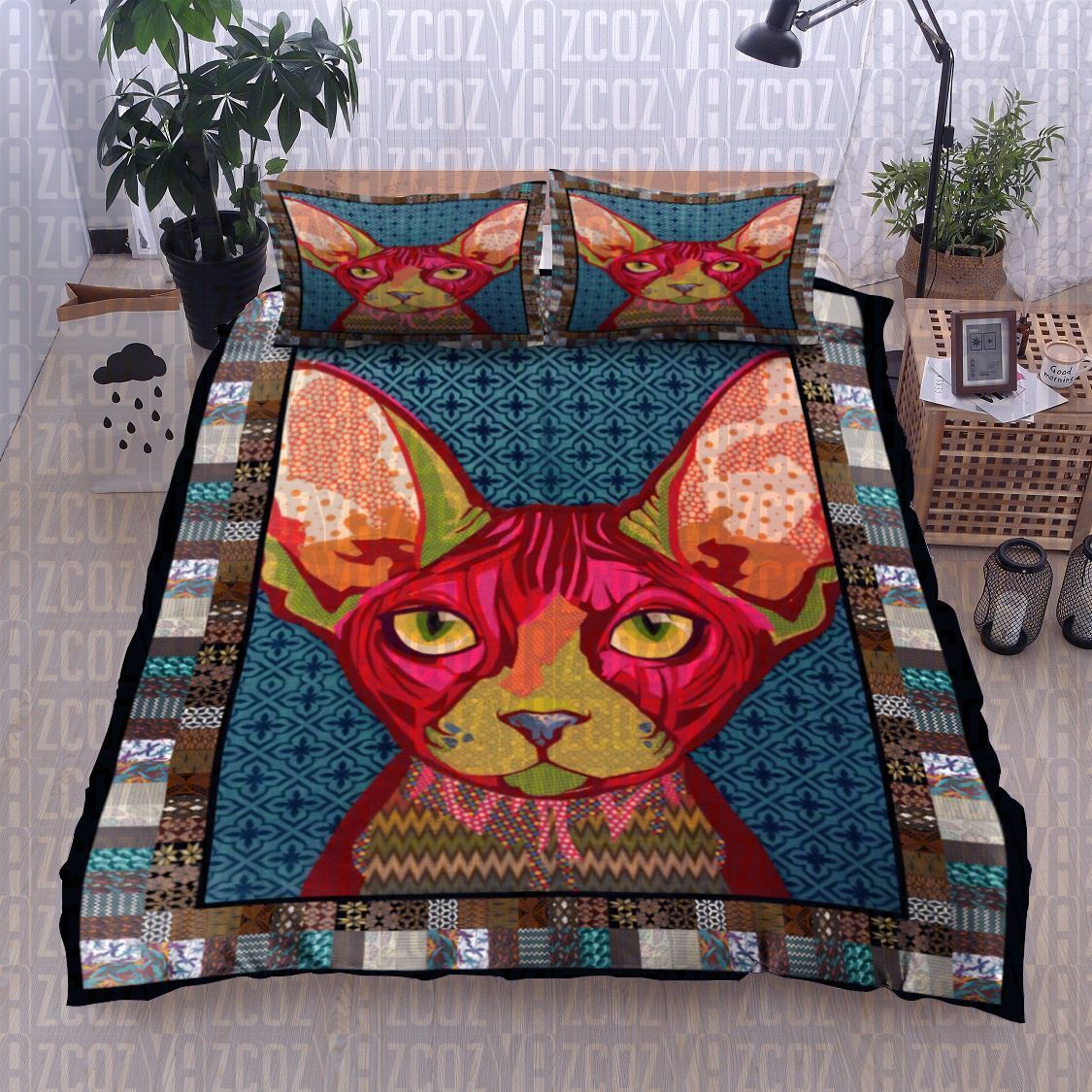 Cat Bedding Set