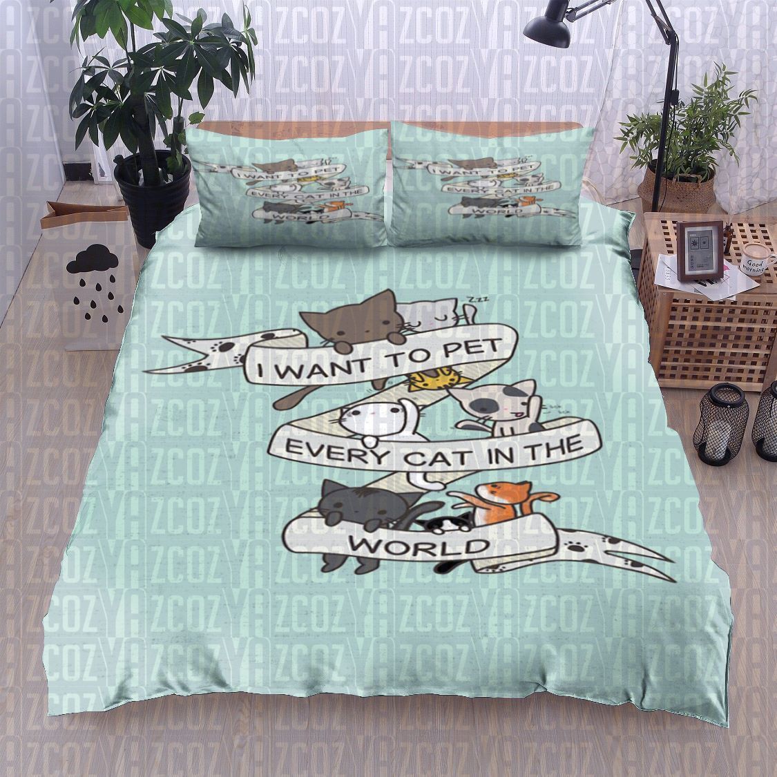 Cat Bedding Set