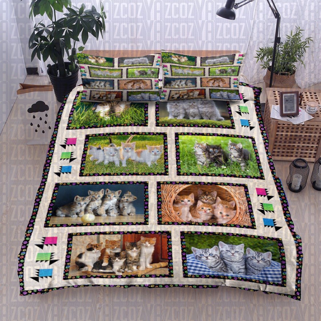 Cat Bedding Set