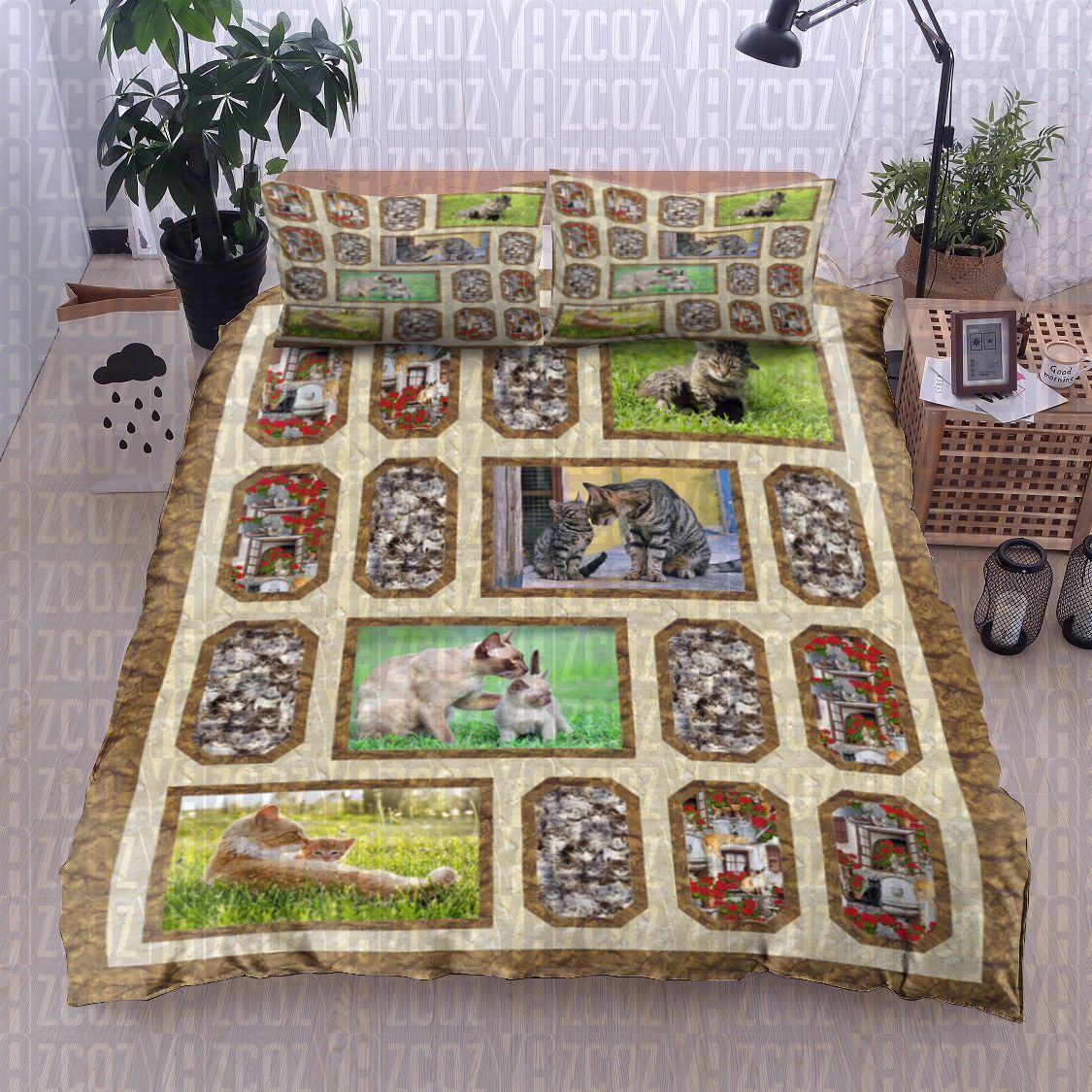 Cat Bedding Set