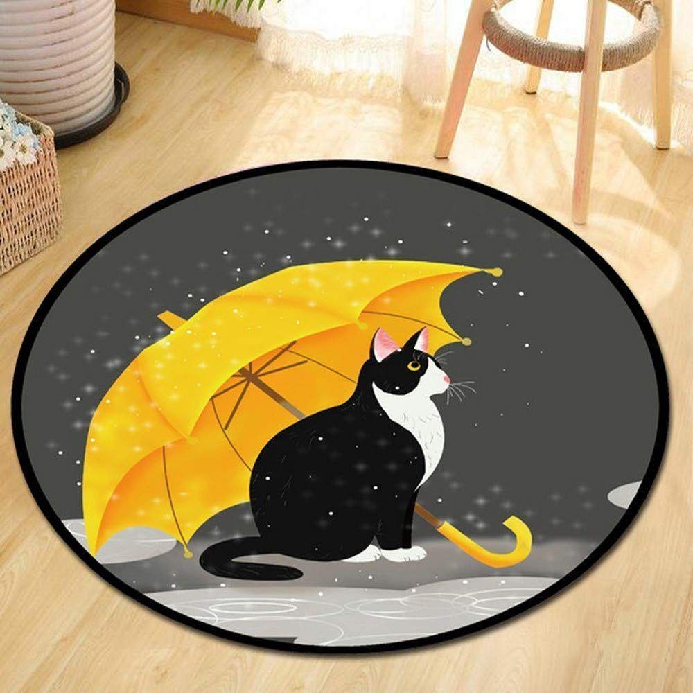 Cat Round Carpet