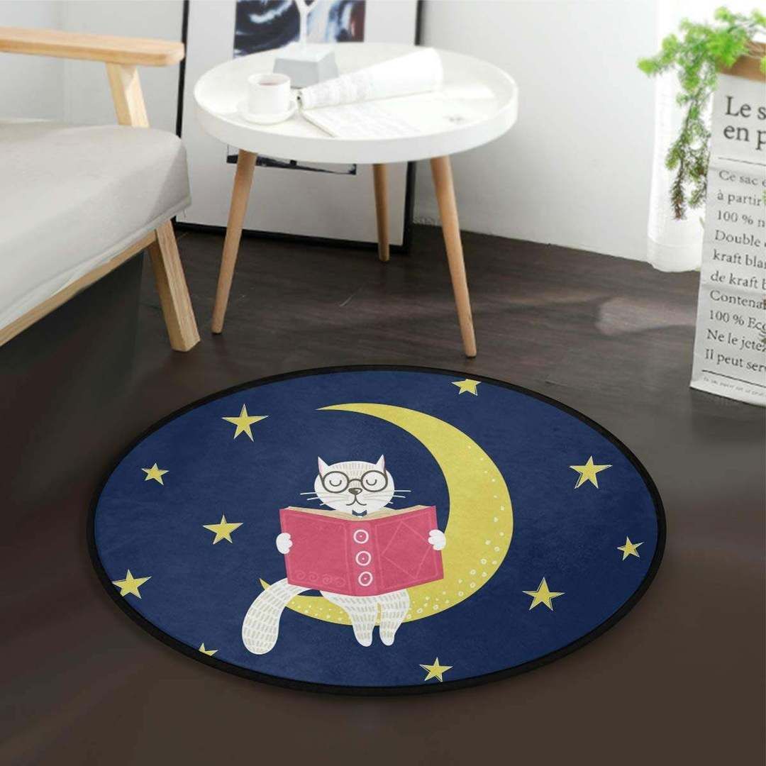 Cat Round Carpet