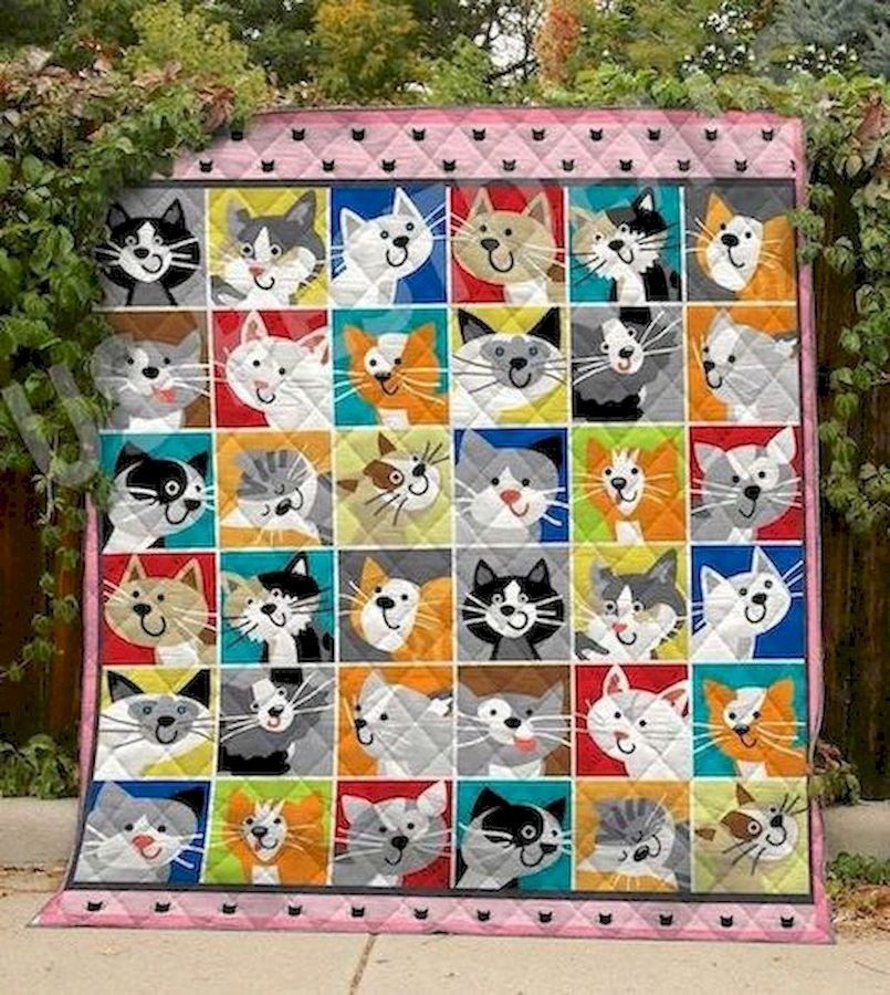 Cat CLD180715 Quilt Blanket