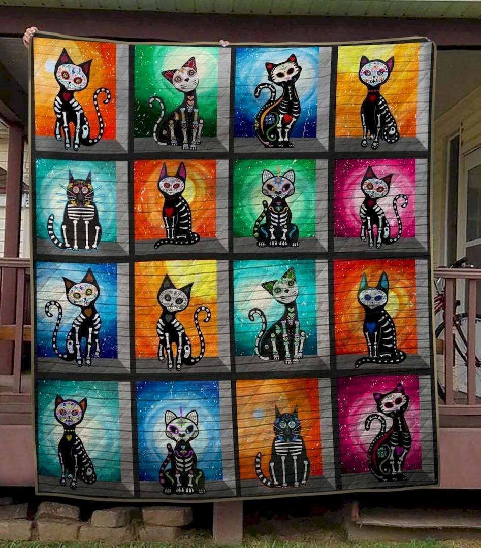 Cat CLD180716 Quilt Blanket