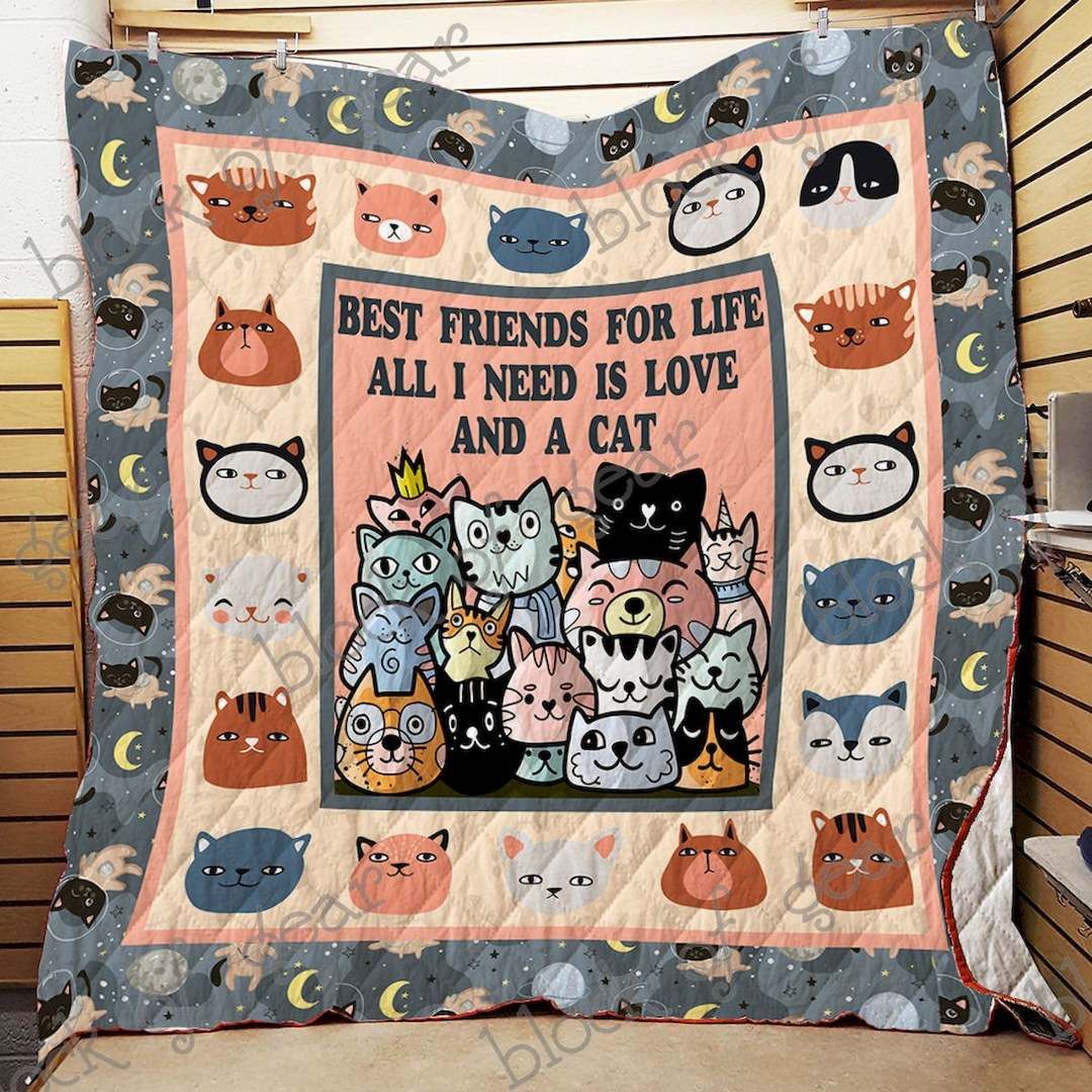 Cat CLD190717 Quilt Blanket