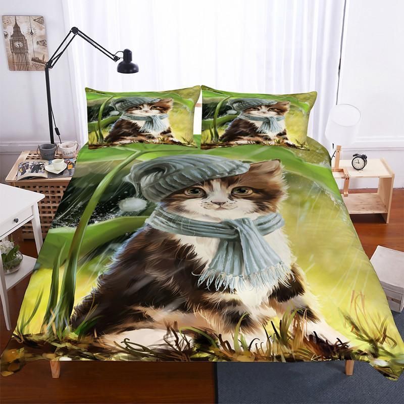 Cat Bedding Set