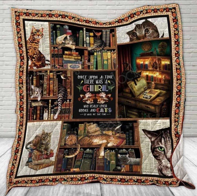 Cat CLH091018Q Quilt Blanket