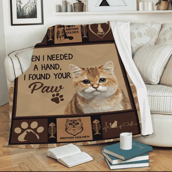 Cat Sherpa Fleece Blanket