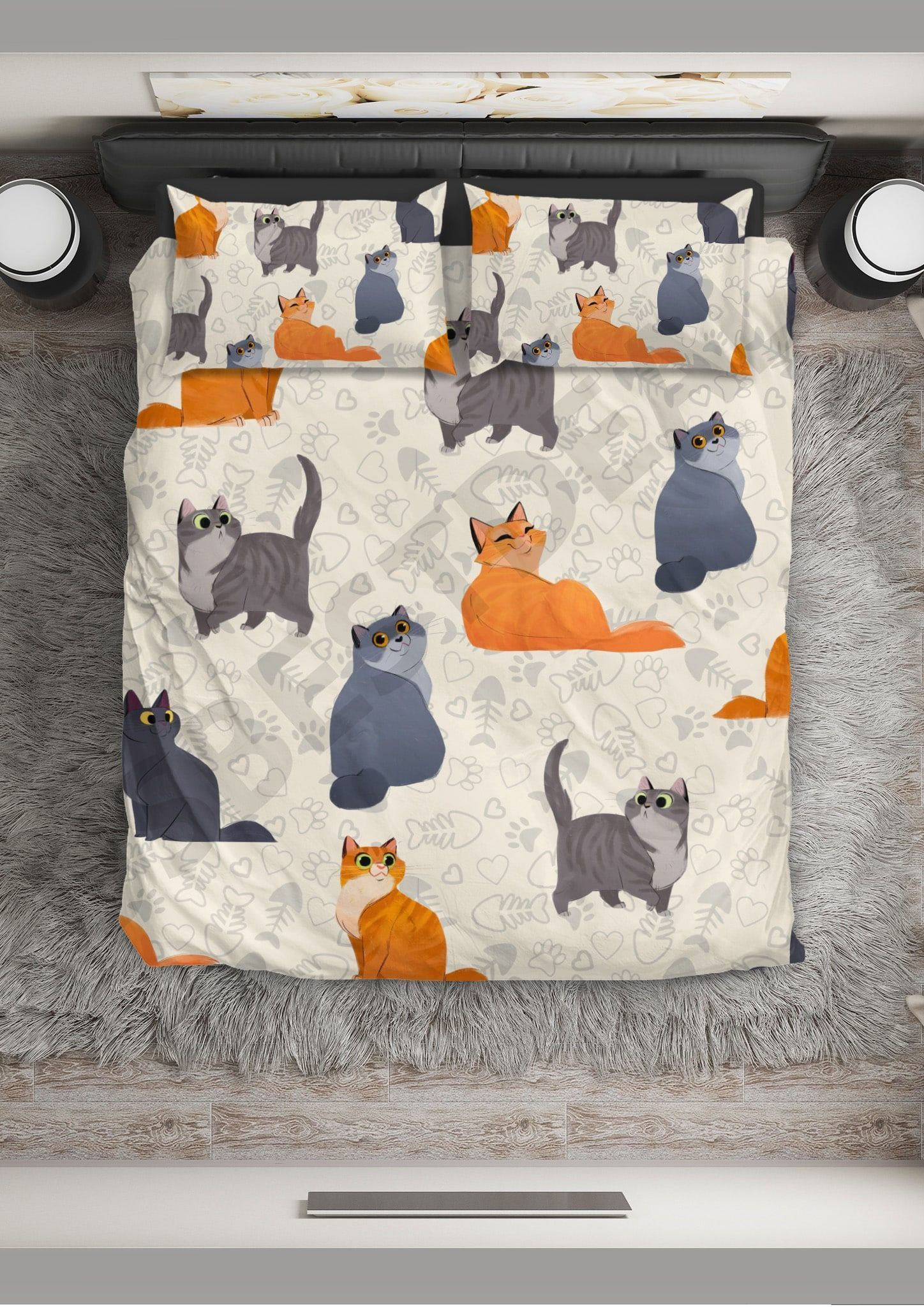 Cat Bedding Set