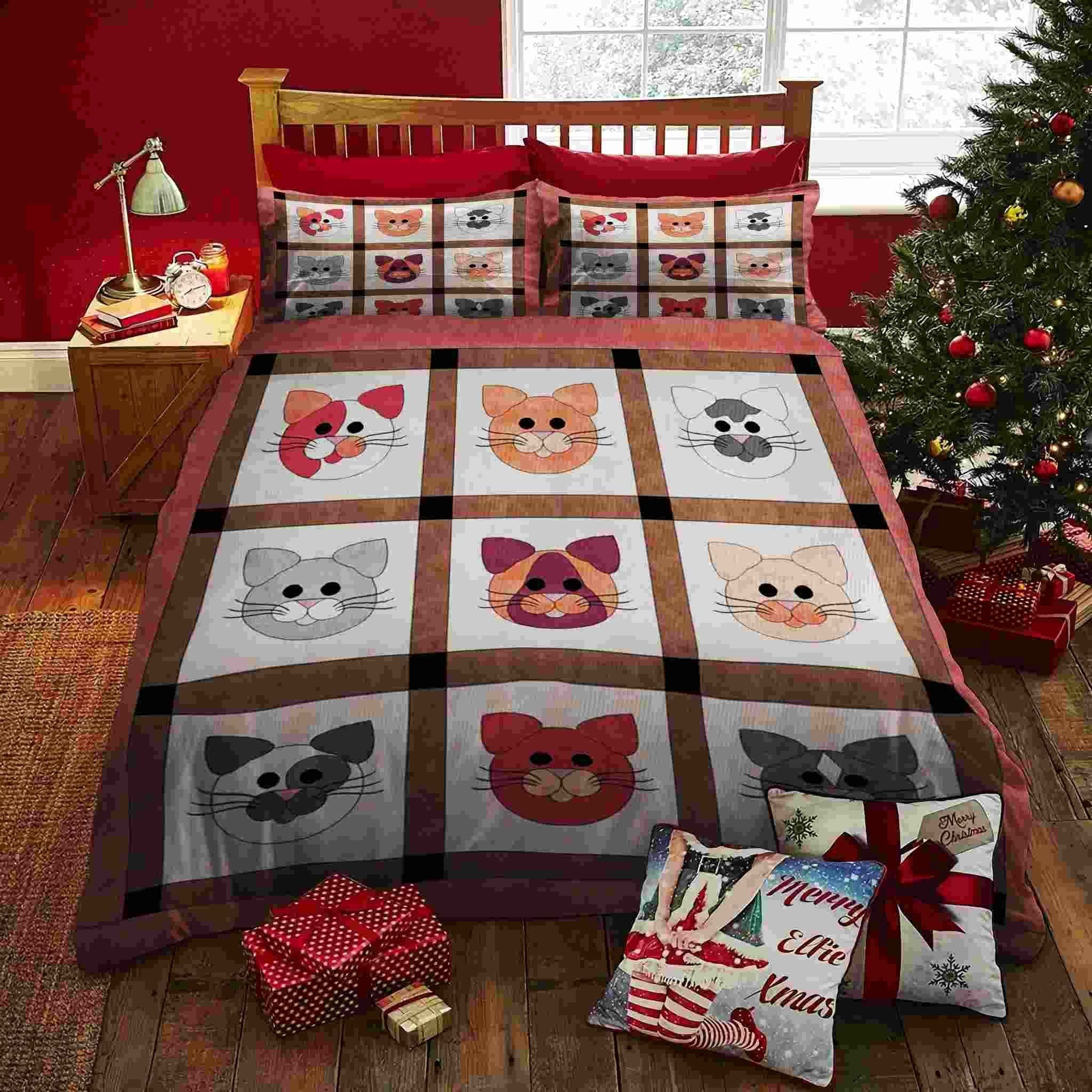 Cat Bedding Set