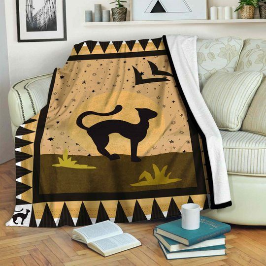 Cat Sherpa Fleece Blanket