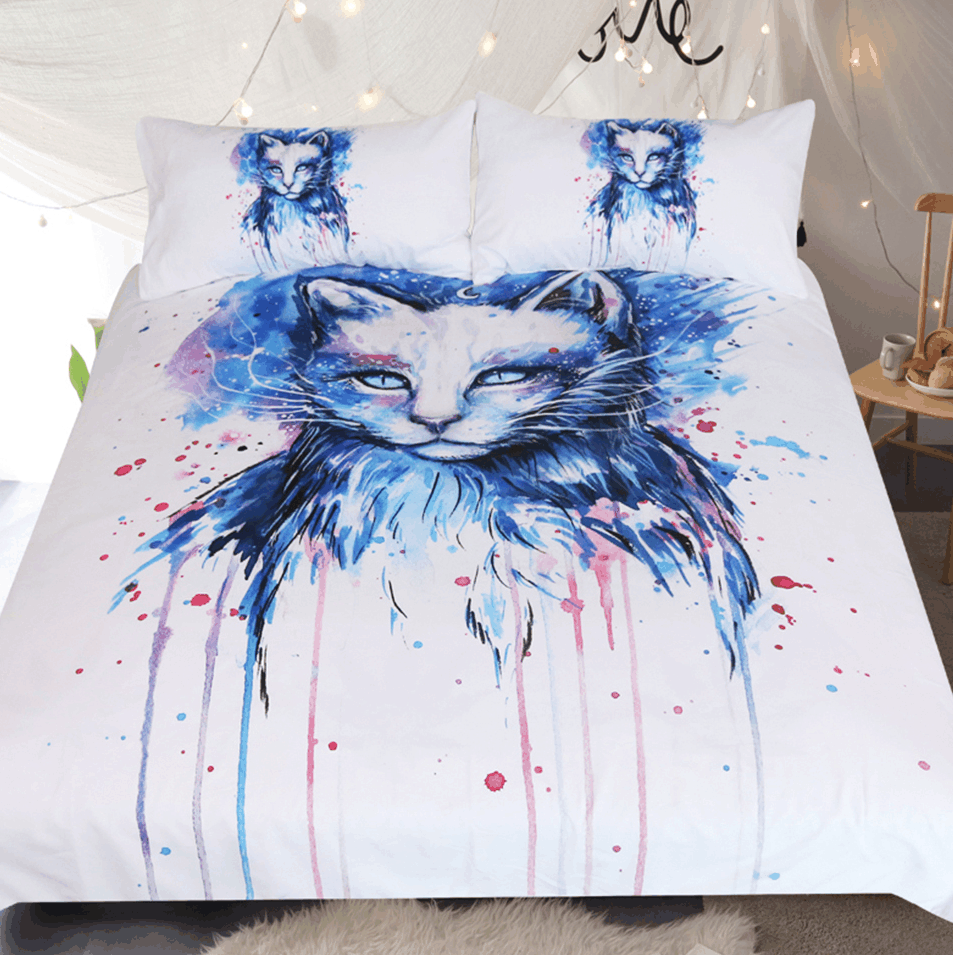 Cat Bedding Set