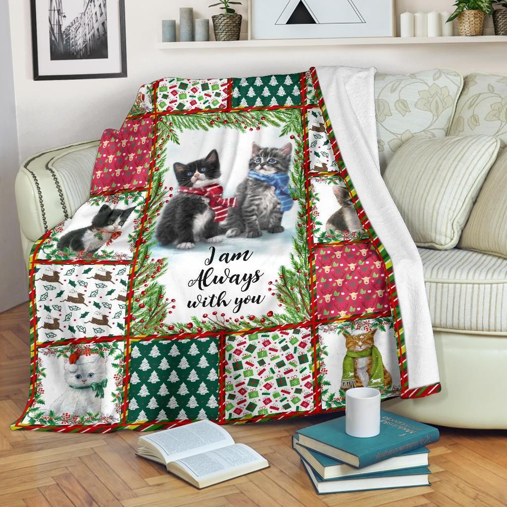 Cat Sherpa Fleece Blanket