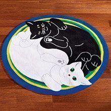 Cat Round Carpet