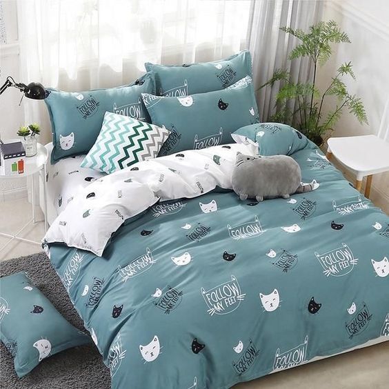 Cat Bedding Set