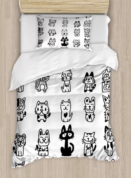 Cat Bedding Set