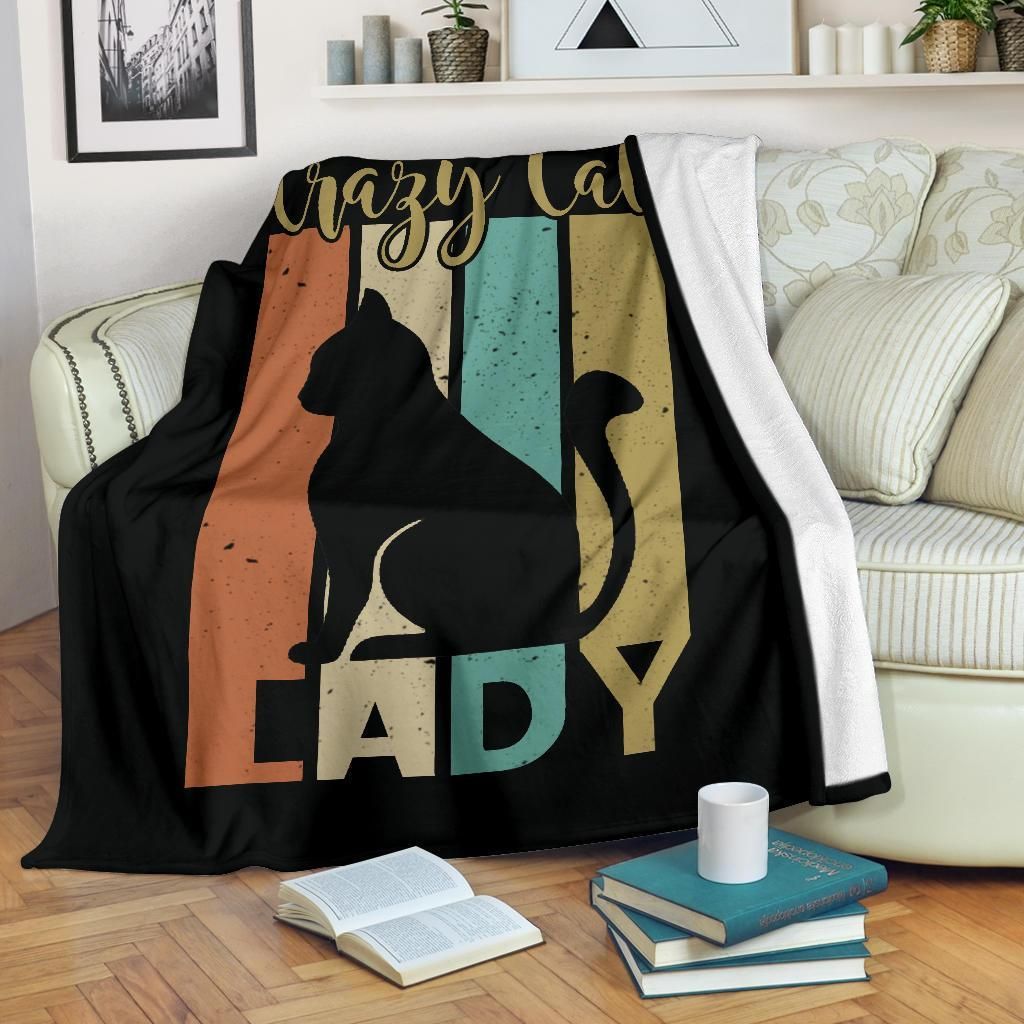 Cat Sherpa Fleece Blanket