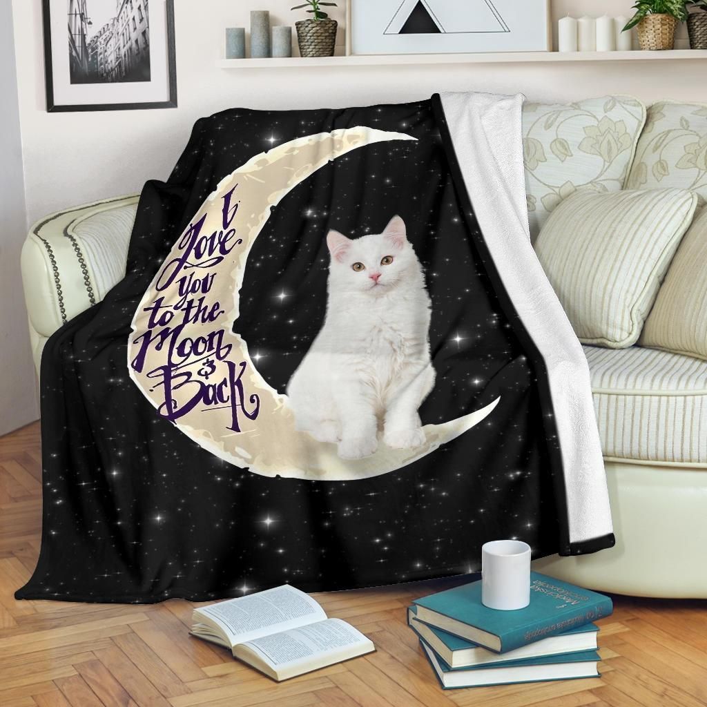 Cat Sherpa Fleece Blanket