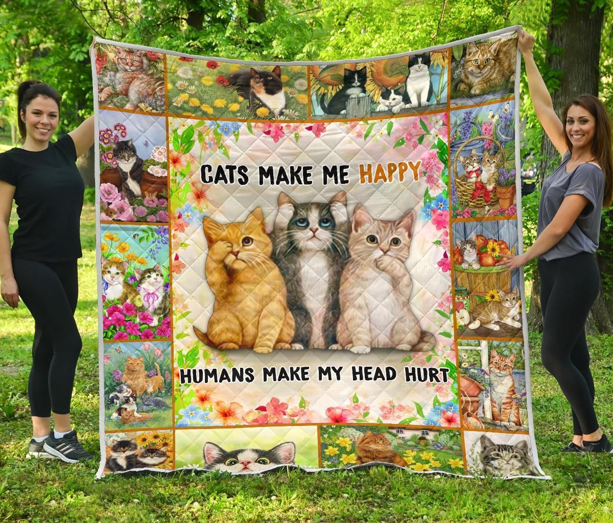 Cat CLY1101097 Quilt Blanket