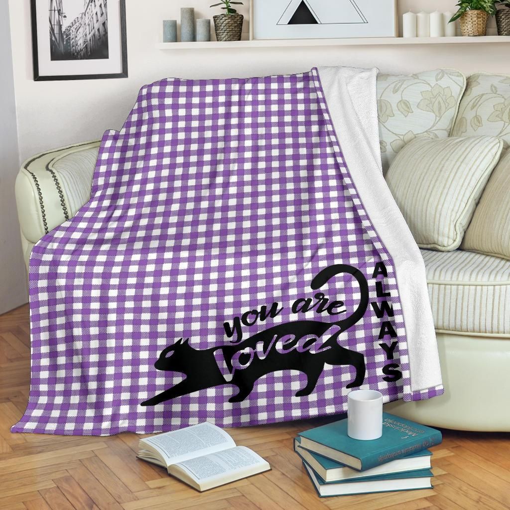 Cat Sherpa Fleece Blanket