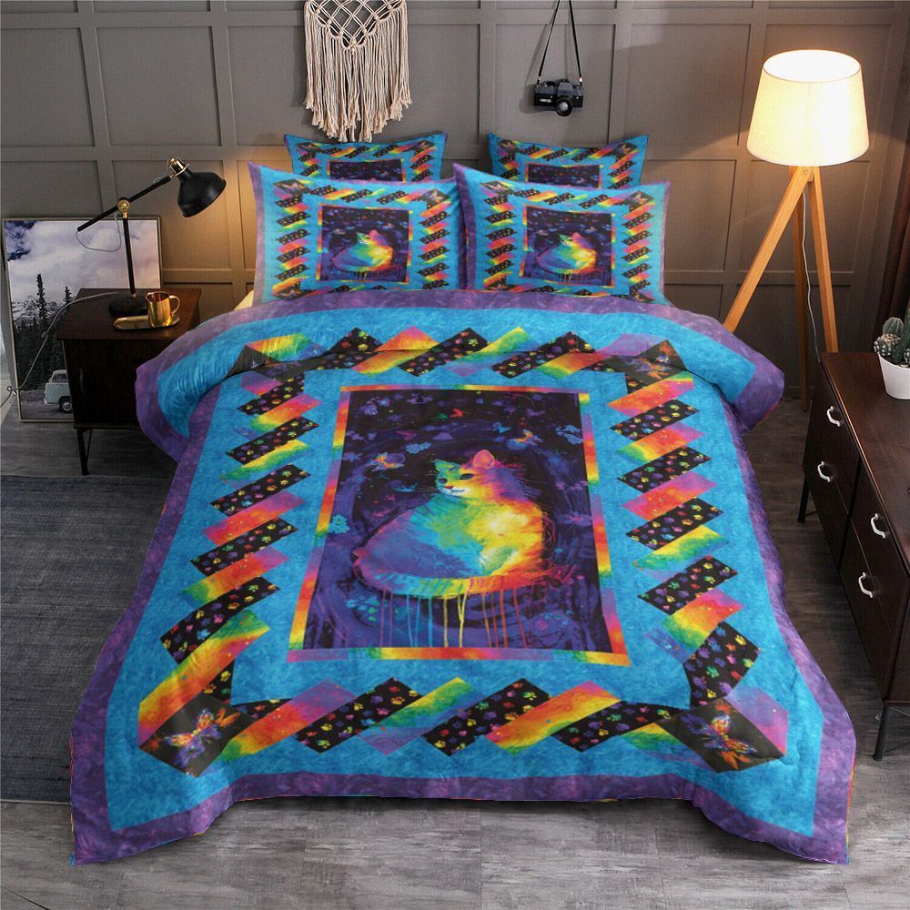 Cat Color Bedding Set