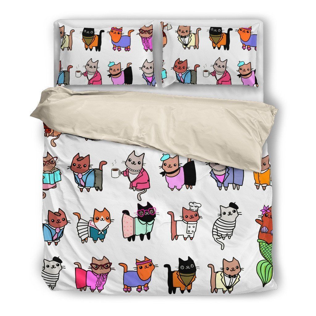 Cat Cute Bedding Set