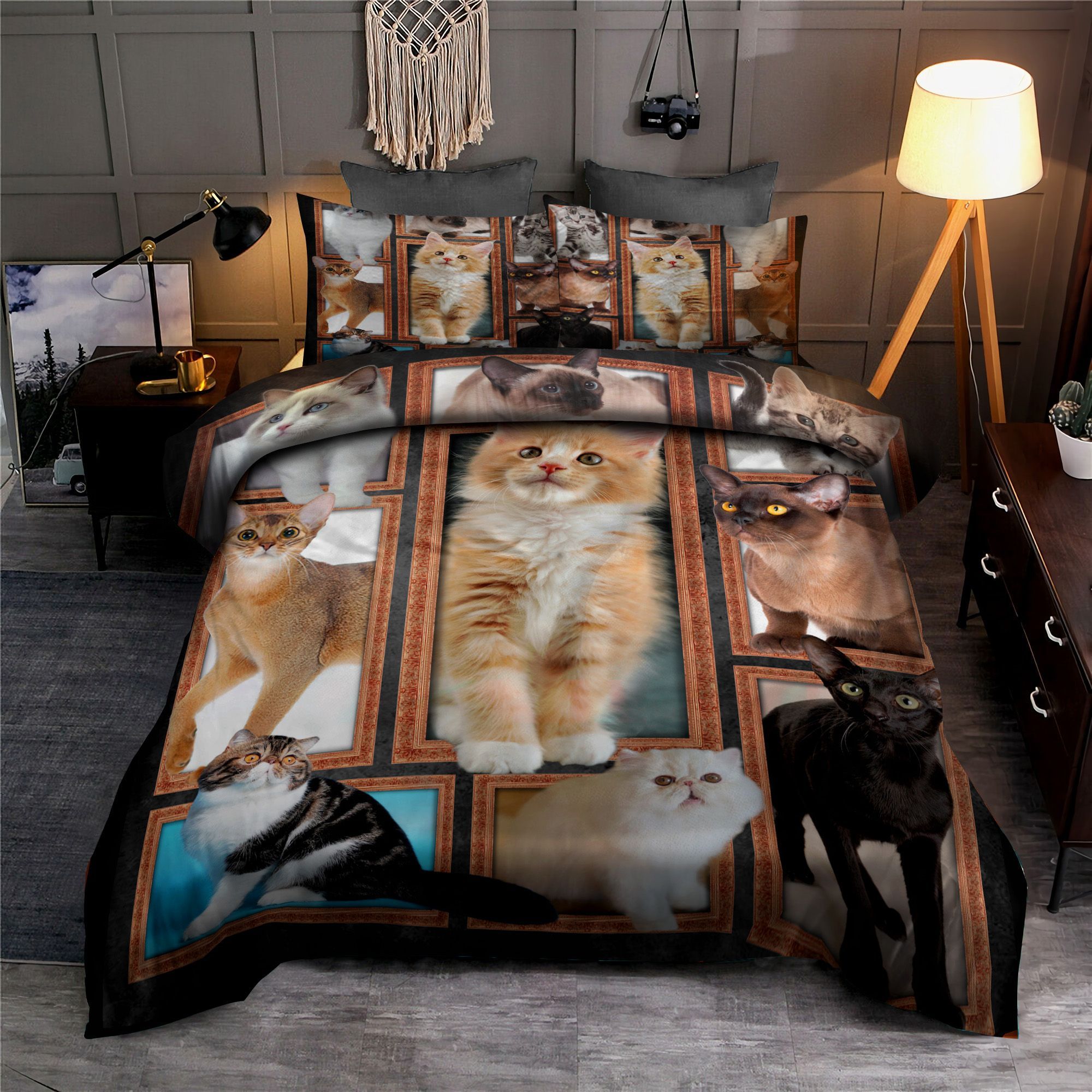 Cat Cute Cats Bedding Set