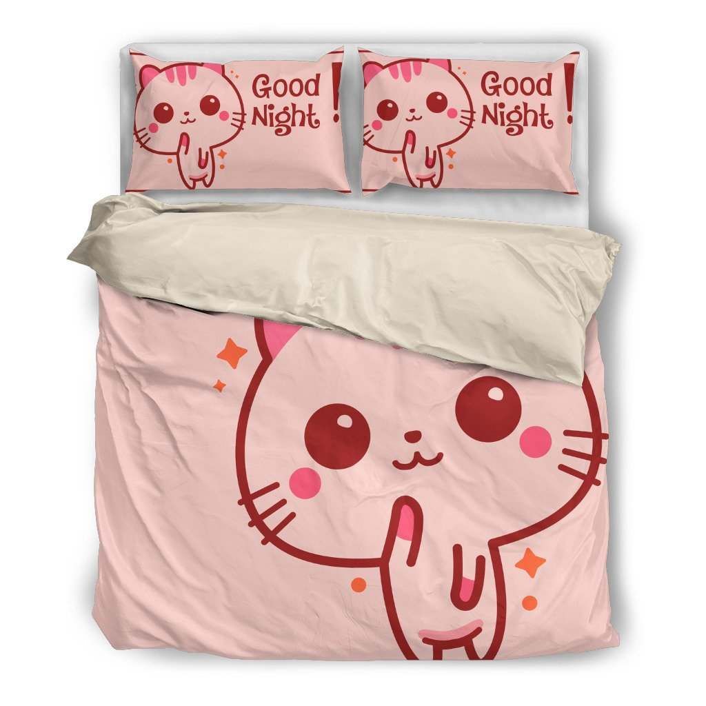 Cat cute Bedding Set