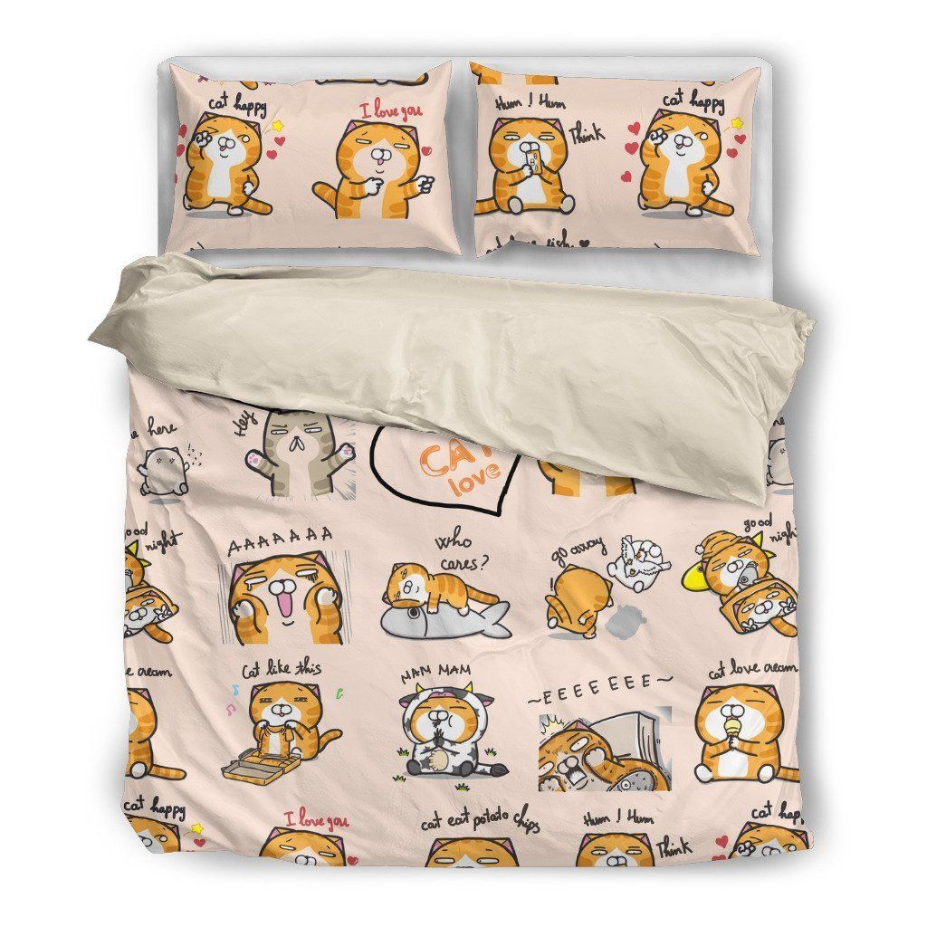 Cat Cute P Bedding Set