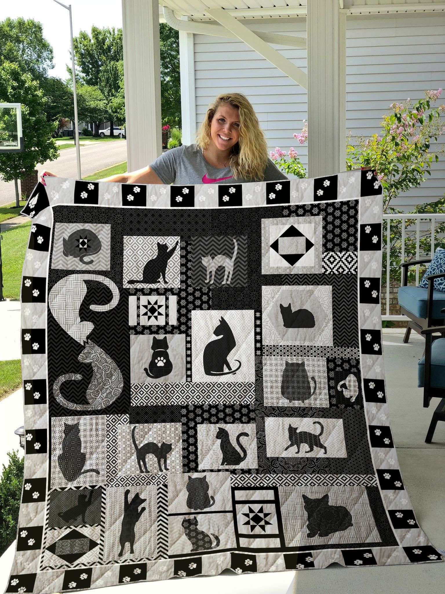 Cat DD1809221CL Quilt Blanket