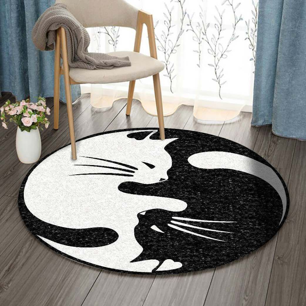 Cat Round Carpet