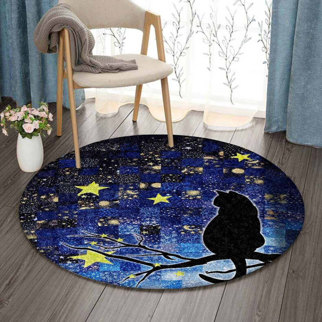 Cat Round Carpet