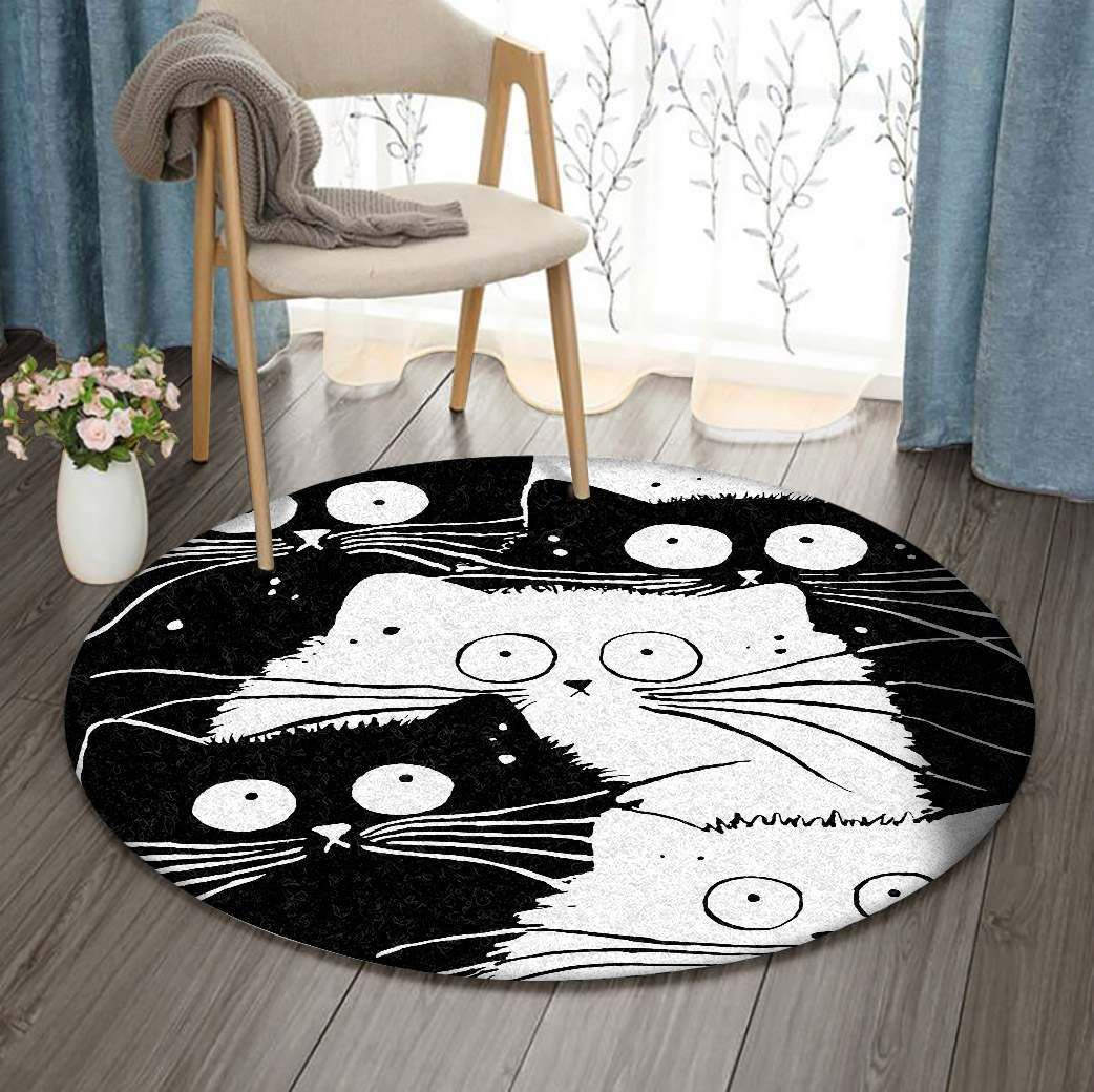 Cat Round Carpet