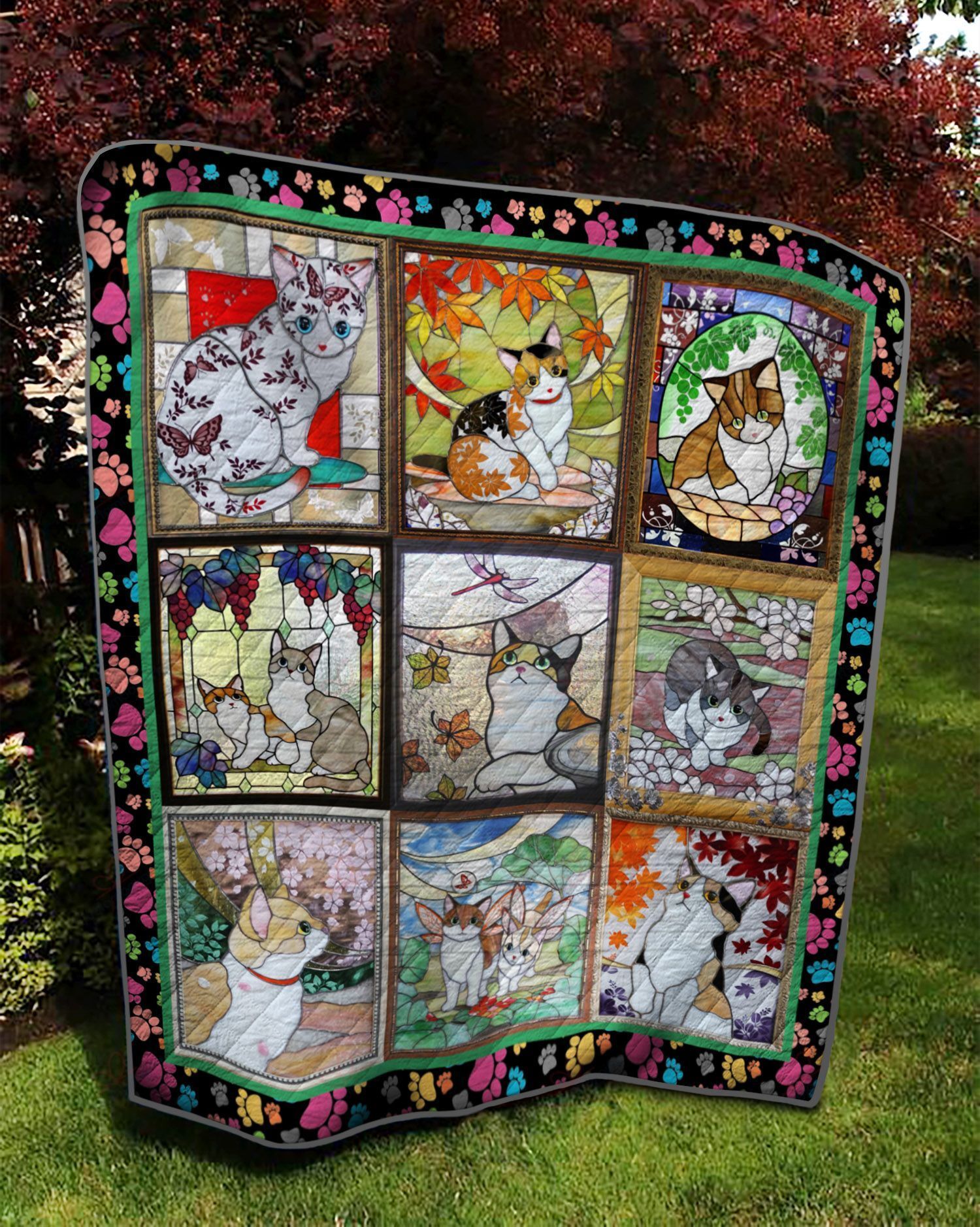 Cat DT2109323CL Quilt Blanket